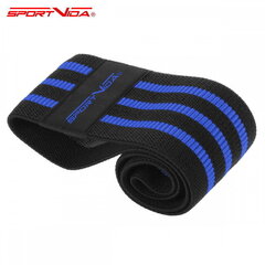 Vastuskuminauha SportVida Fitness & Crossfit Band, 36x8 cm, musta hinta ja tiedot | Vastuskuminauhat | hobbyhall.fi