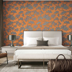 DUTCH WALLCOVERINGS Tapetti mänty sininen ja oranssi hinta ja tiedot | Tapetit | hobbyhall.fi