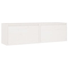 vidaXL Seinäkaapit 2 kpl valkoinen 60x30x35 cm täysi mänty hinta ja tiedot | Hyllyt | hobbyhall.fi