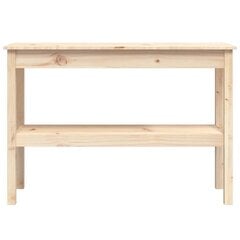 vidaXL Konsolipöytä 110x40x75 cm täysi mänty hinta ja tiedot | Sivupöydät | hobbyhall.fi