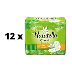 Terveyssiteet Naturella Normal Plus, 10 kpl x 12 kpl hinta ja tiedot | Tamponit ja terveyssiteet | hobbyhall.fi