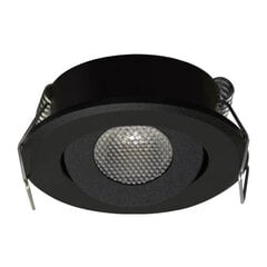 MATI LED c 1,5w musta nw 90 lm decorative power LED fitting STRÜHM 20x52x52mm hinta ja tiedot | Upotettavat valaisimet ja LED-valaisimet | hobbyhall.fi