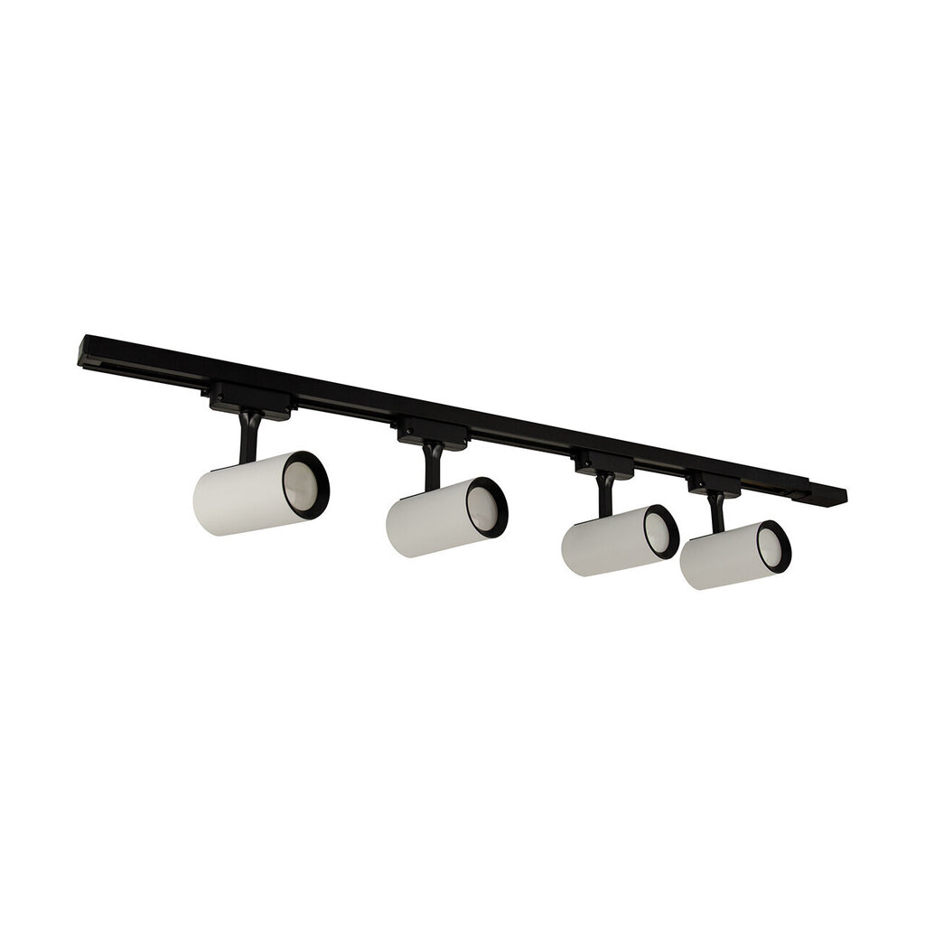 LUTER 4xgu10 valkoinen kiskovalaisin (4 kpl) / kisko STRÜHM 185x1000x62mm hinta ja tiedot | Upotettavat valaisimet ja LED-valaisimet | hobbyhall.fi