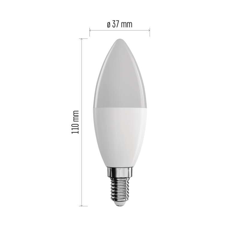 Smart LED Polttimo E14 4,8W(40W) 470lm WiFi RGBW GoSmart, 3 kpl hinta ja tiedot | Lamput | hobbyhall.fi