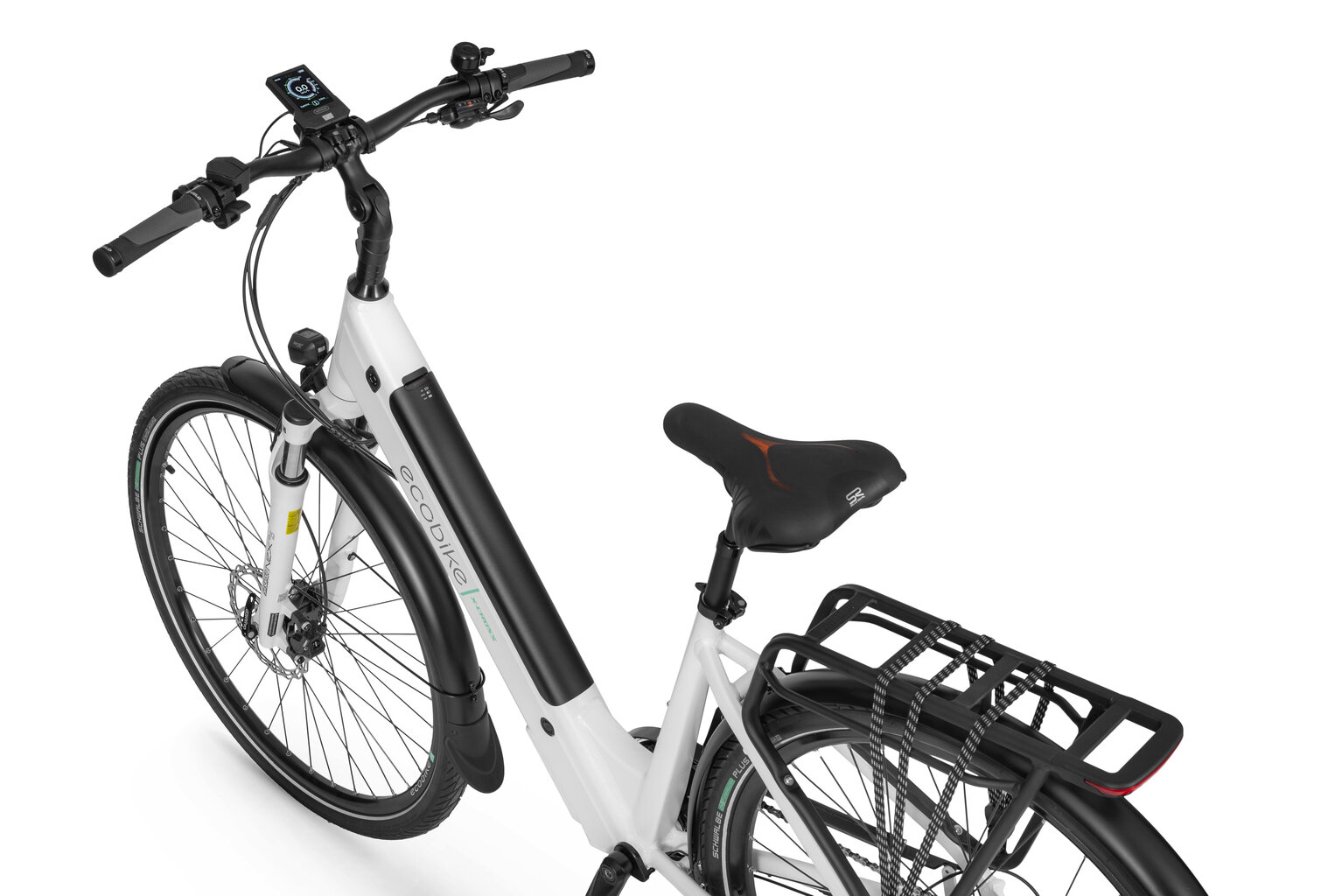 Sähköpyörä Ecobike X-Cross 14,5Ah LG 19", 28", valkoinen hinta ja tiedot | Sähköpyörät | hobbyhall.fi