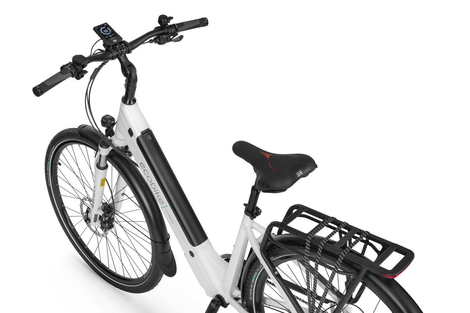 Sähköpyörä Ecobike X-Cross 14,5Ah LG 17", 28", valkoinen hinta ja tiedot | Sähköpyörät | hobbyhall.fi