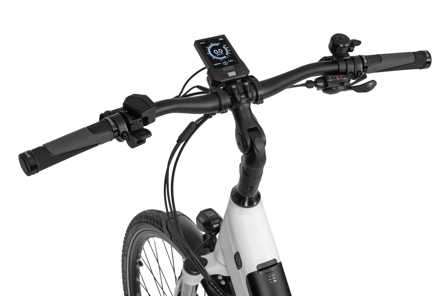 Sähköpyörä Ecobike X-Cross 17,5Ah LG 17", 28", valkoinen hinta ja tiedot | Sähköpyörät | hobbyhall.fi