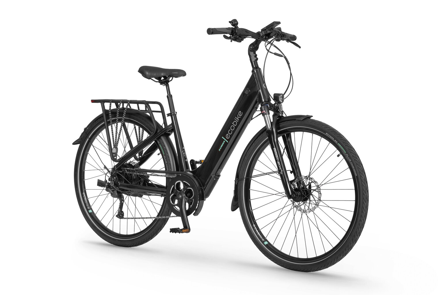 Sähköpyörä Ecobike X-Cross 17,5Ah LG 19", 28", musta hinta ja tiedot | Sähköpyörät | hobbyhall.fi