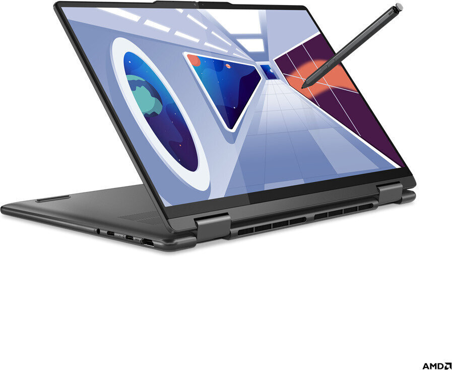 Lenovo Yoga 7 14ARP8 AMD Ryzen 5 7535U 16GB 512GB AMD Radeon 660M Windows 11 Storm Grey hinta ja tiedot | Kannettavat tietokoneet | hobbyhall.fi