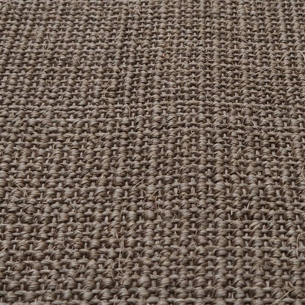 vidaXL Matto luonnollinen sisal 66x350 cm ruskea hinta ja tiedot | Isot matot | hobbyhall.fi