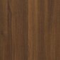 vidaXL Yöpöytä ruskea tammi 50x36x60 cm tekninen puu hinta ja tiedot | Yöpöydät | hobbyhall.fi