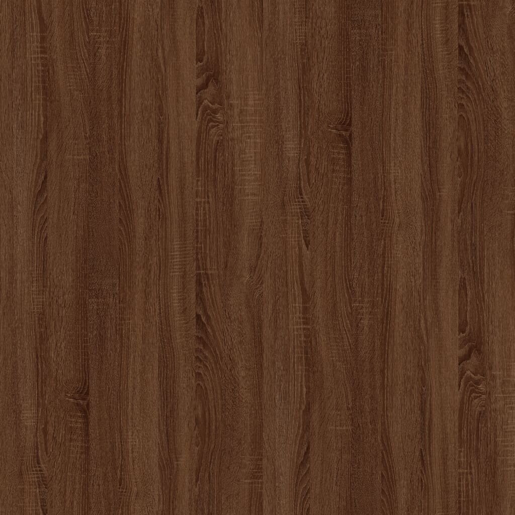 vidaXL Sohvapöytä ruskea tammi 50x50x35 cm tekninen puu hinta ja tiedot | Sohvapöydät | hobbyhall.fi
