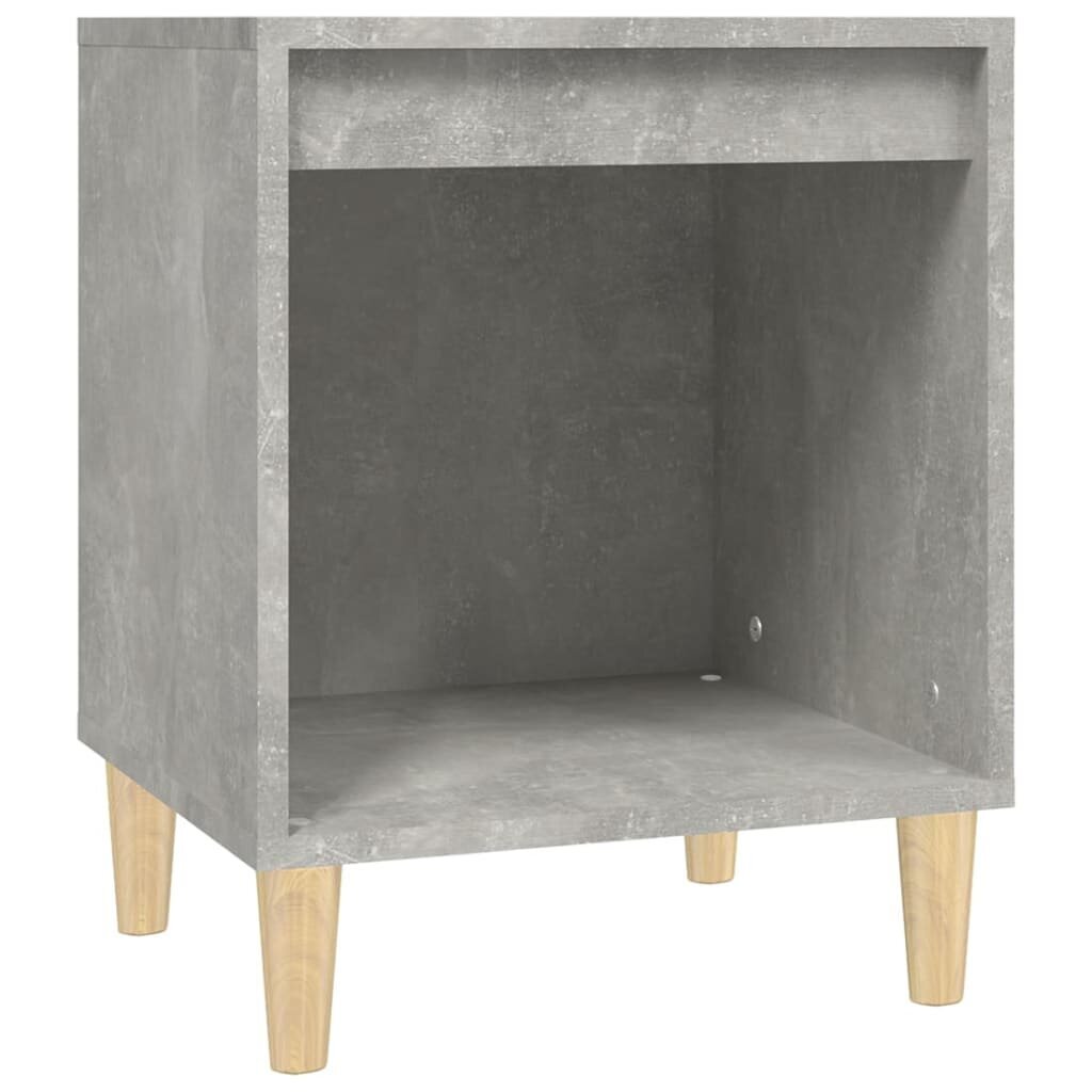 vidaXL Yöpöytä betoninharmaa 40x35x50 cm hinta ja tiedot | Yöpöydät | hobbyhall.fi