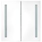 vidaXL Kylpyhuoneen peilikaappi, kiiltävä harmaa, 62x14x60 cm hinta ja tiedot | Kylpyhuonekaapit | hobbyhall.fi
