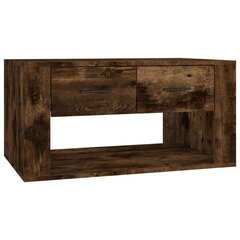 vidaXL Sohvapöytä savutammi 80x50x40 cm tekninen puu hinta ja tiedot | Sohvapöydät | hobbyhall.fi