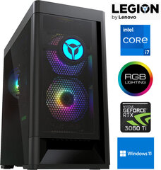 Lenovo Legion T5 i7-11700 8GB 512GB SSD RTX 3060 Ti Windows 11 hinta ja tiedot | Pöytätietokoneet | hobbyhall.fi