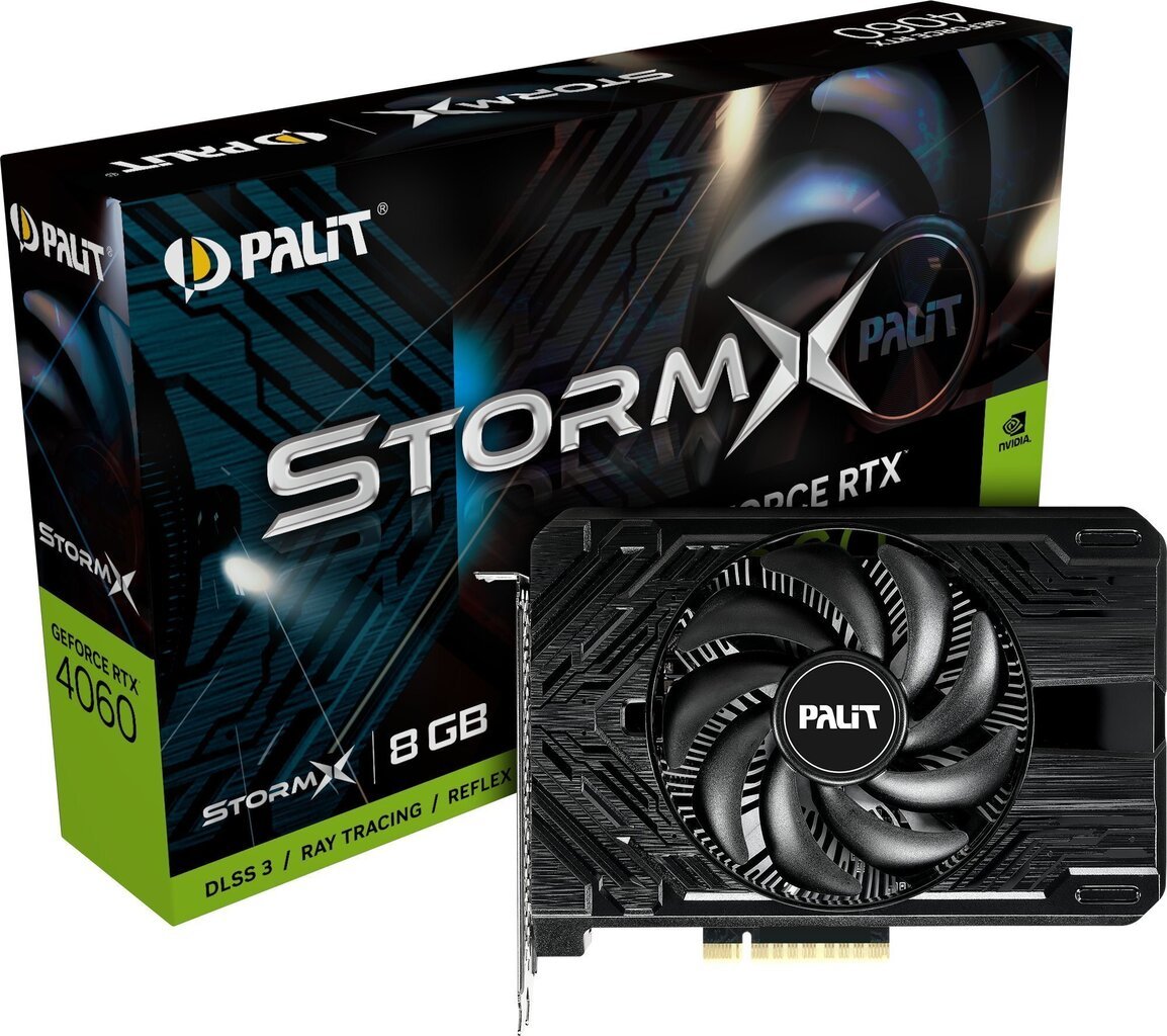 Palit GeForce RTX 4060 StormX -näytönohjain hinta ja tiedot | Näytönohjaimet | hobbyhall.fi