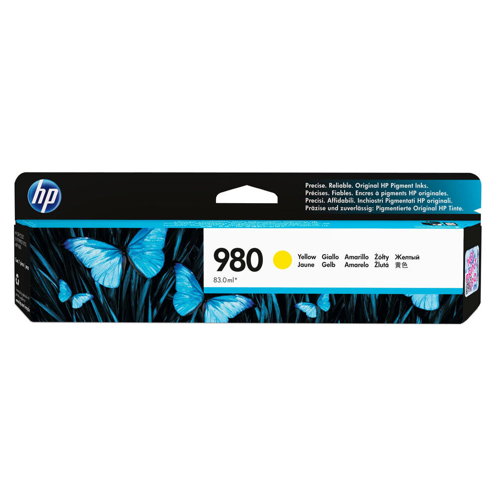 HP 980 Yellow hinta ja tiedot | Mustekasetit | hobbyhall.fi