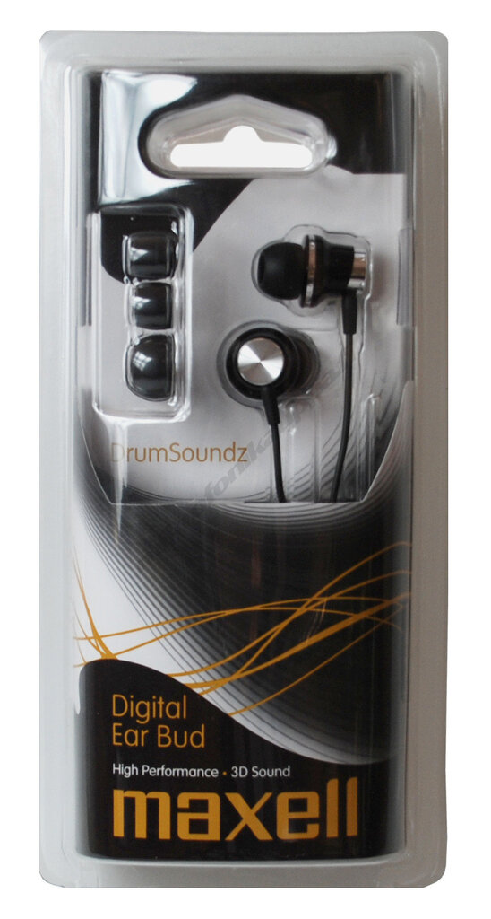 Maxell DrumSoundz Black hinta ja tiedot | Kuulokkeet | hobbyhall.fi