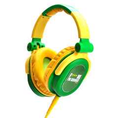 Idance FxxxME-FDJ300 Green/Yellow hinta ja tiedot | Kuulokkeet | hobbyhall.fi