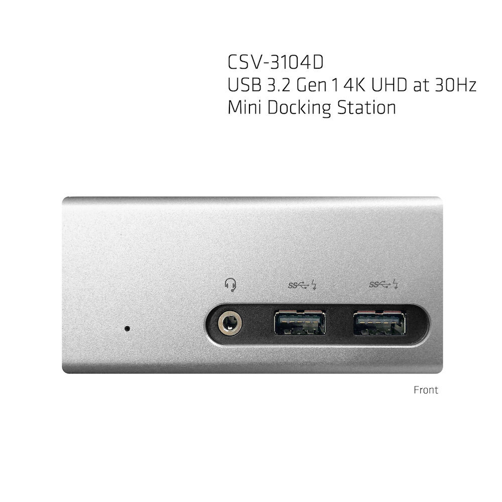 Club 3D Dock USB3.0 Dual GFX 4k Mini hinta ja tiedot | Näytönohjaimet | hobbyhall.fi