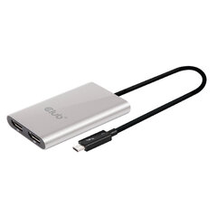 CLUB3D Thunderbolt™ 3 to 2x Displayport™ 1.2 Dual Monitor 4K 60Hz hinta ja tiedot | Adapterit | hobbyhall.fi