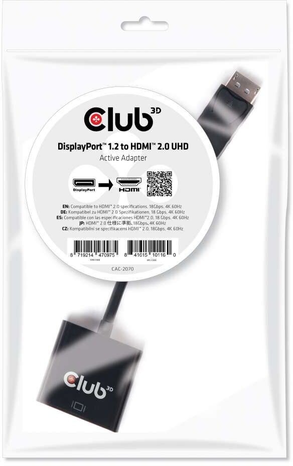 Club 3D CAC-2070 hinta ja tiedot | Adapterit | hobbyhall.fi