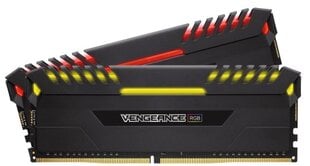 Corsair Vengeance RGB, DDR4, 2x8GB, 2933MHz, CL16 (CMR16GX4M2Z2933C16) hinta ja tiedot | Muisti (RAM) | hobbyhall.fi