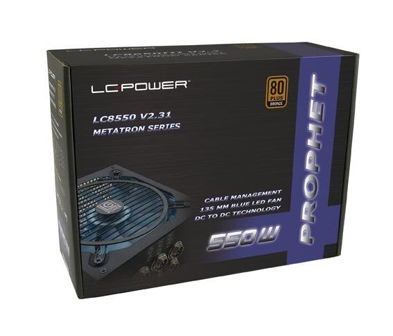 LC Power LC8550 PC hinta ja tiedot | Virtalähteet | hobbyhall.fi