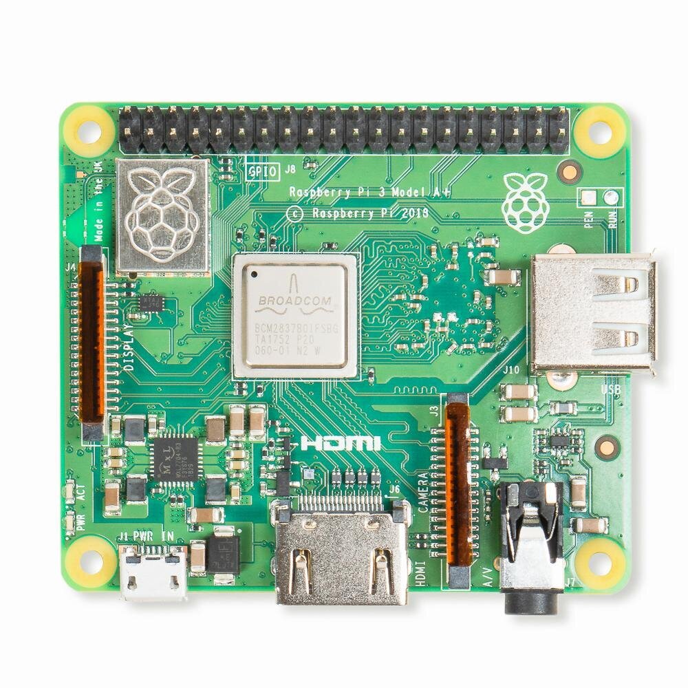 Raspberry Pi 3 model A+ WiFi Dual Band Bluetooth 512MB RAM 1,4GHz hinta ja tiedot | Mikrokontrollerit | hobbyhall.fi