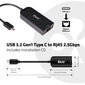 Adapter Club 3D USB 3.2 Gen1TypeCauf RJ45 2.5Gbps hinta ja tiedot | Adapterit | hobbyhall.fi