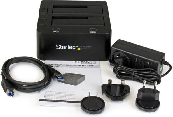 Startech SDOCK2U33 hinta ja tiedot | Komponenttien lisätarvikkeet | hobbyhall.fi