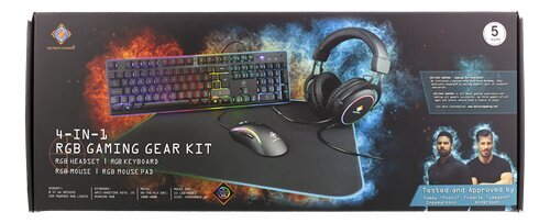 DELTACO GAMING 4-in-1 RGB Gaming GAM-084-UK hinta ja tiedot | Pelikonsolitarvikkeet | hobbyhall.fi