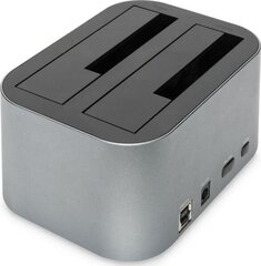 Digitus 2.5"/3.5" USB 3.0 Dual SATA HDD Docking Station hinta ja tiedot | Kannettavien tietokoneiden lisätarvikkeet | hobbyhall.fi