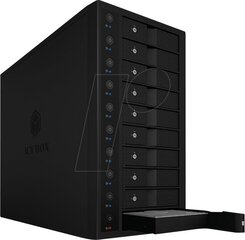 Icybox Enclosure 3.5inch HDD 10bay case hinta ja tiedot | Palvelimet | hobbyhall.fi