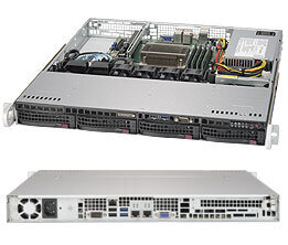 Supermicro SuperChassis 813MFTQC-350CB2 Rack Black 350 W hinta ja tiedot | Palvelimet | hobbyhall.fi