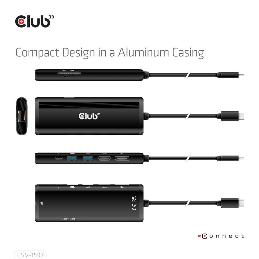 Club 3D CSV-1597 hinta ja tiedot | Adapterit | hobbyhall.fi