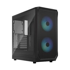 Fractal Design Focus 2 RGB Black TG Clear Tint hinta ja tiedot | Tietokonekotelot | hobbyhall.fi