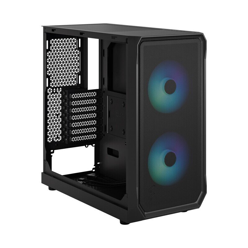 Fractal Design Focus 2 RGB Black TG Clear Tint hinta ja tiedot | Tietokonekotelot | hobbyhall.fi