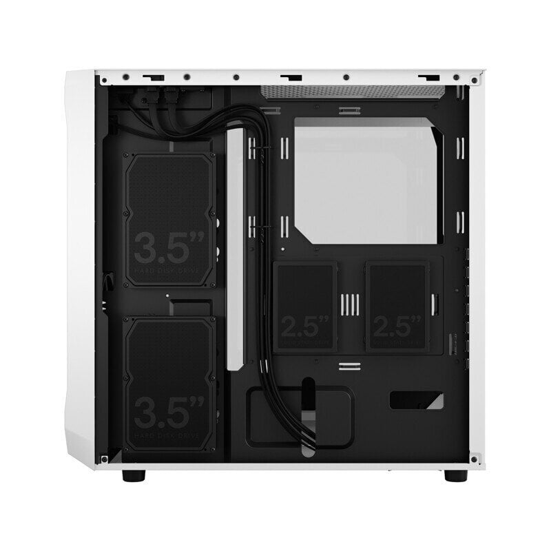 Fractal Design Focus 2 White TG Clear Tint hinta ja tiedot | Tietokonekotelot | hobbyhall.fi