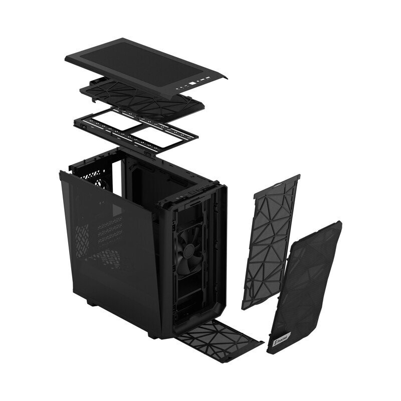 Fractal Design Meshify 2 Mini Black TG dark tint hinta ja tiedot | Tietokonekotelot | hobbyhall.fi