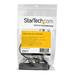 Startech LTLOCK3DCOIL 1,83 m hinta ja tiedot | StarTech Kannettavat tietokoneet ja lisätarvikkeet | hobbyhall.fi