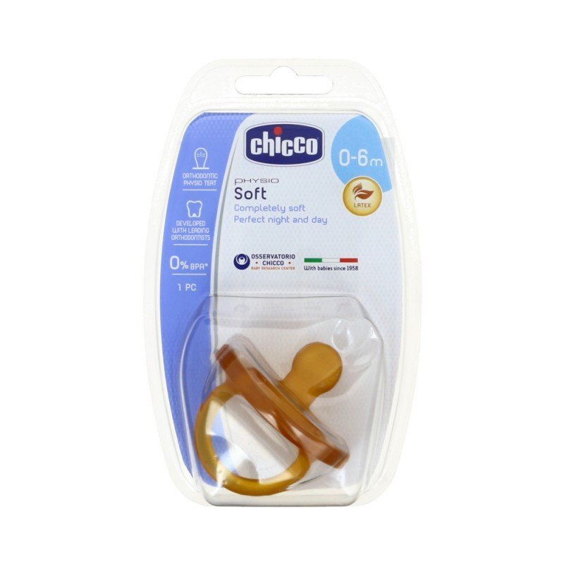 CHICCO Tutti Physio Soft, lateksi, + 0 kk hinta ja tiedot | Tutit | hobbyhall.fi