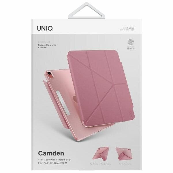 Uniq Camden iPad 10 gen. (2022), 10.9" hinta ja tiedot | Tablettien kotelot ja muut tarvikkeet | hobbyhall.fi