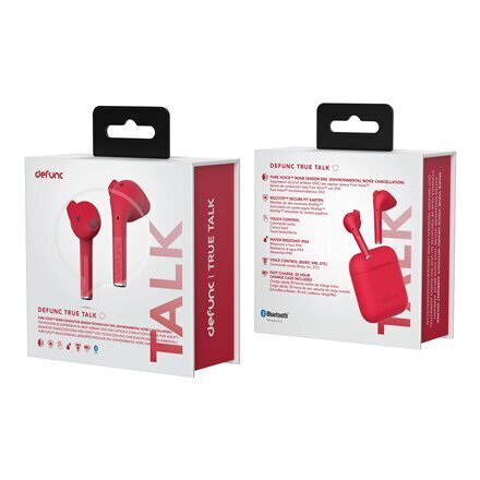 Defunc True Talk Earbuds D4313 Red hinta ja tiedot | Kuulokkeet | hobbyhall.fi