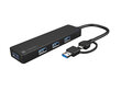 Natec USB 3.0 HUB hinta ja tiedot | Adapterit | hobbyhall.fi
