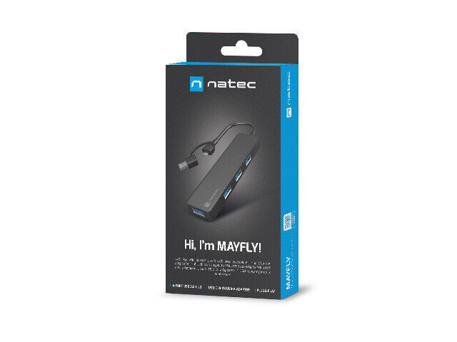 Natec USB 3.0 HUB hinta ja tiedot | Adapterit | hobbyhall.fi