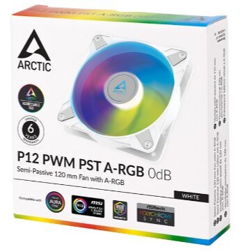 Arctic P12 PWM PST A-RGB hinta ja tiedot | Tietokoneen tuulettimet | hobbyhall.fi