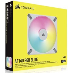 Corsair iCUE AF140 RGB Elite PWM hinta ja tiedot | Tietokoneen tuulettimet | hobbyhall.fi