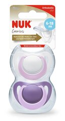 NUK Genius silikonitutti 6-18kk, 2kpl. hinta ja tiedot | Tutit | hobbyhall.fi